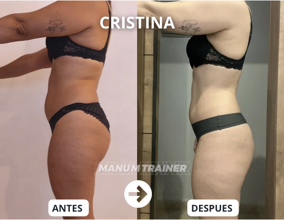 Antes y después Cristina