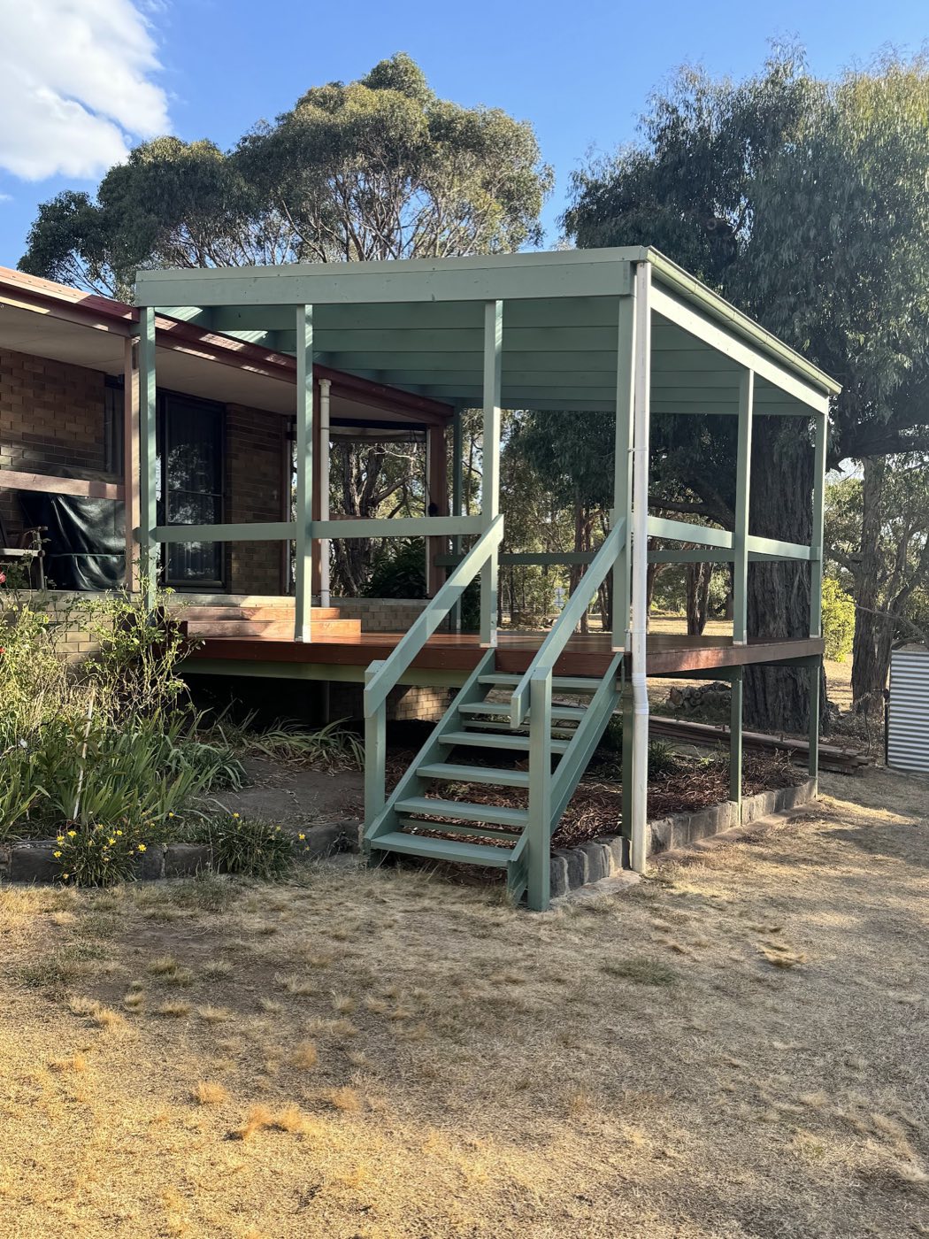 Custom timber pergola, Ballarat