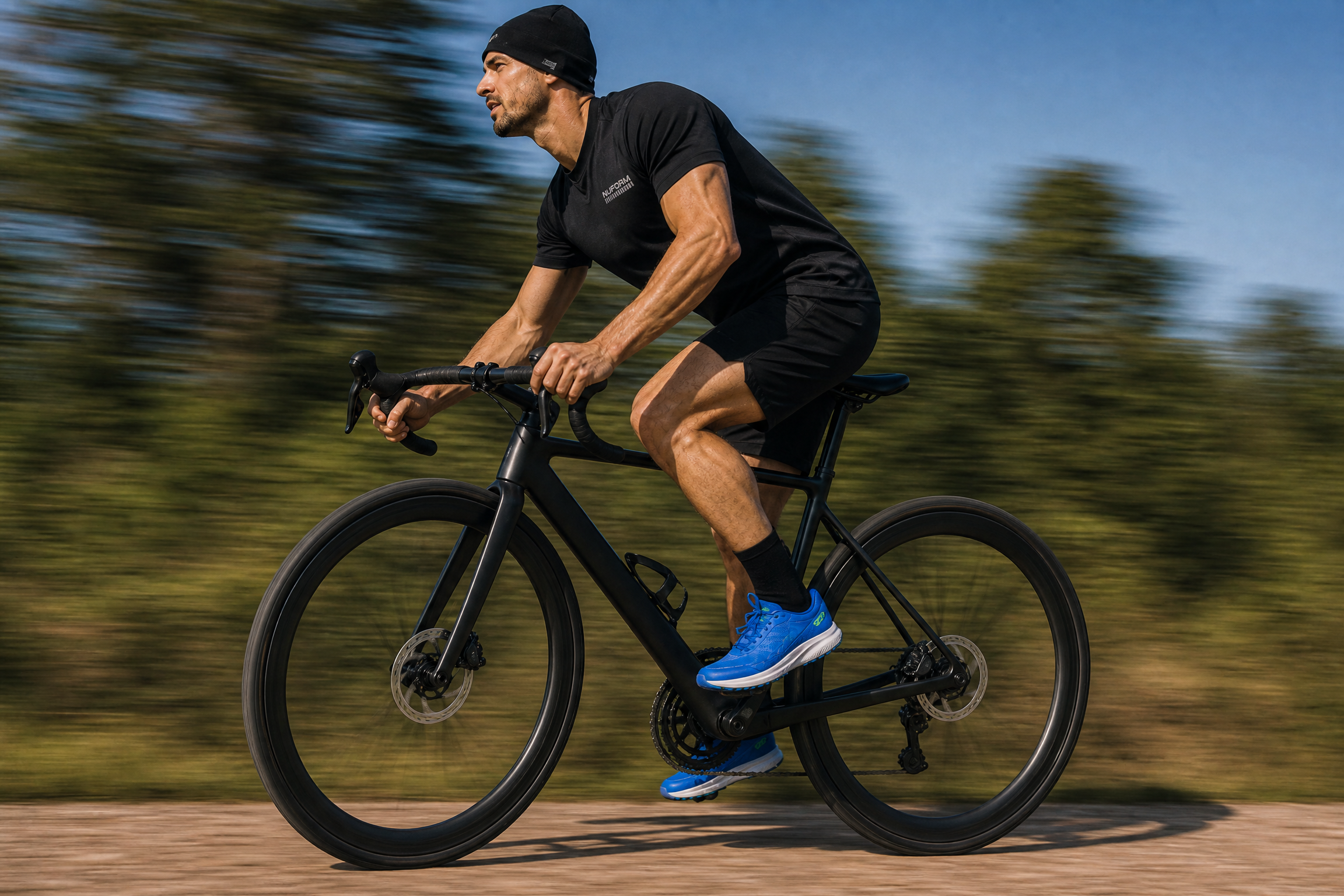 Man running, hormone optimization