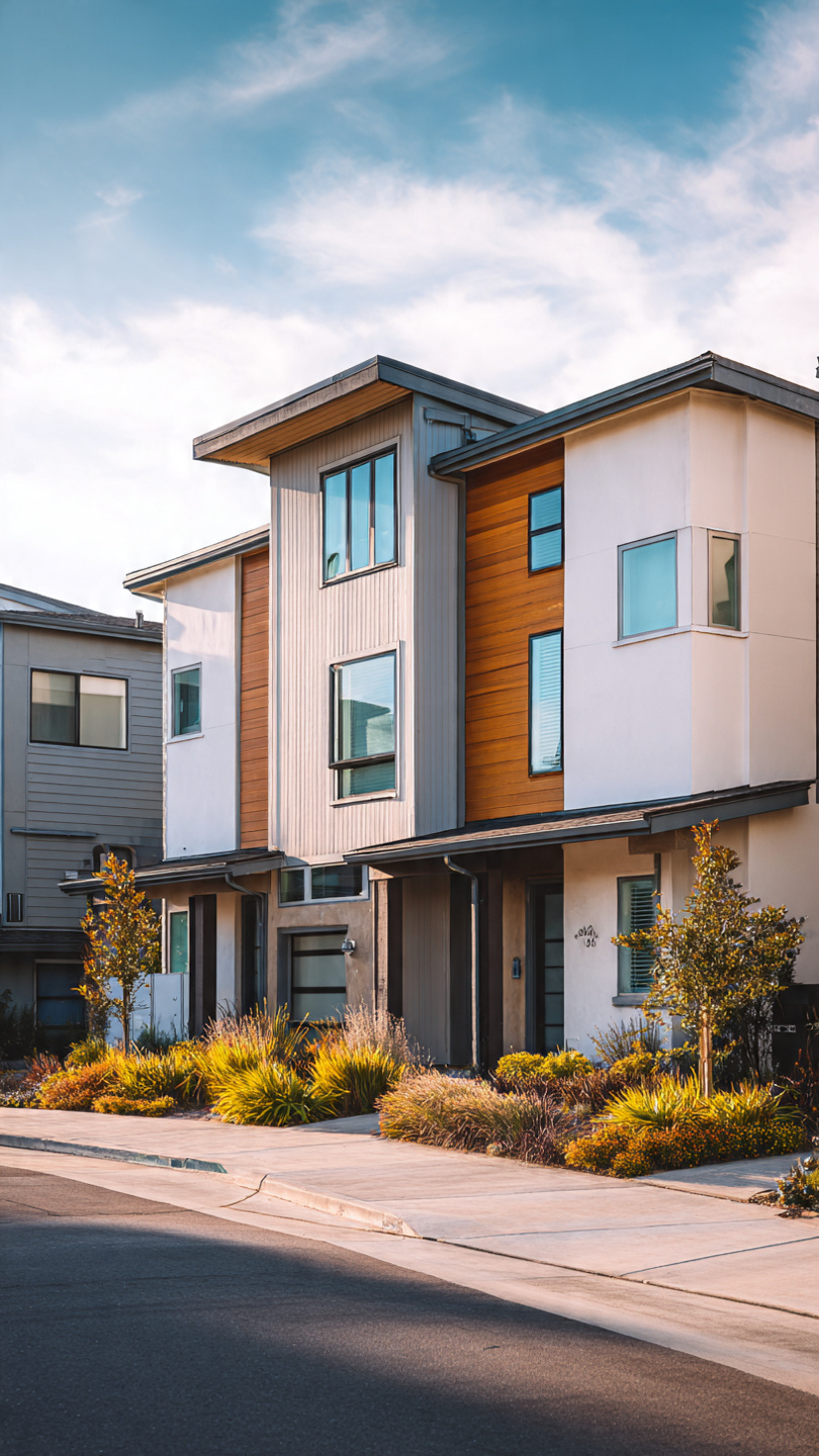 Duplex exterior representing house hacking: live in one unit and rent the other.
