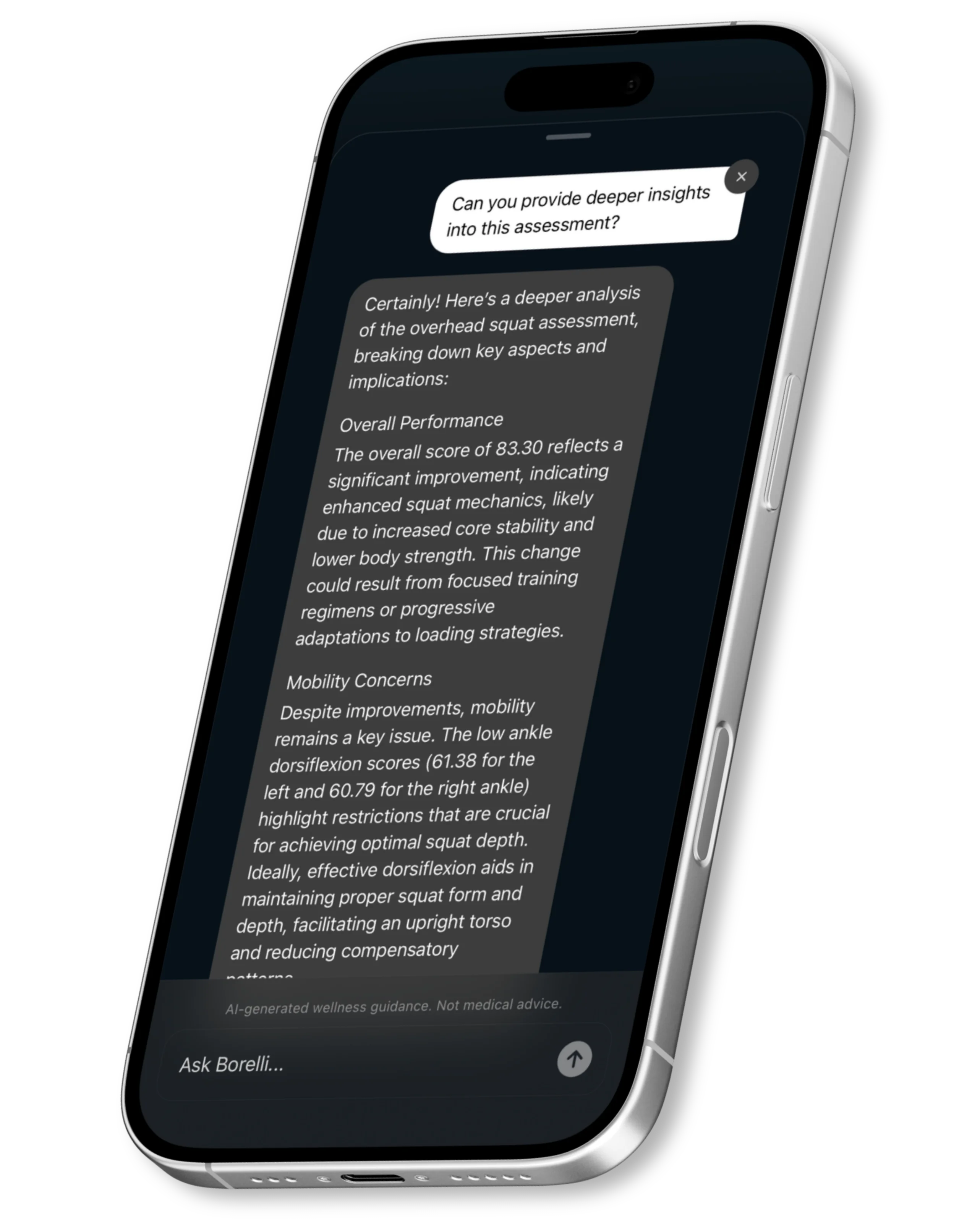 Actionable recommendations preview