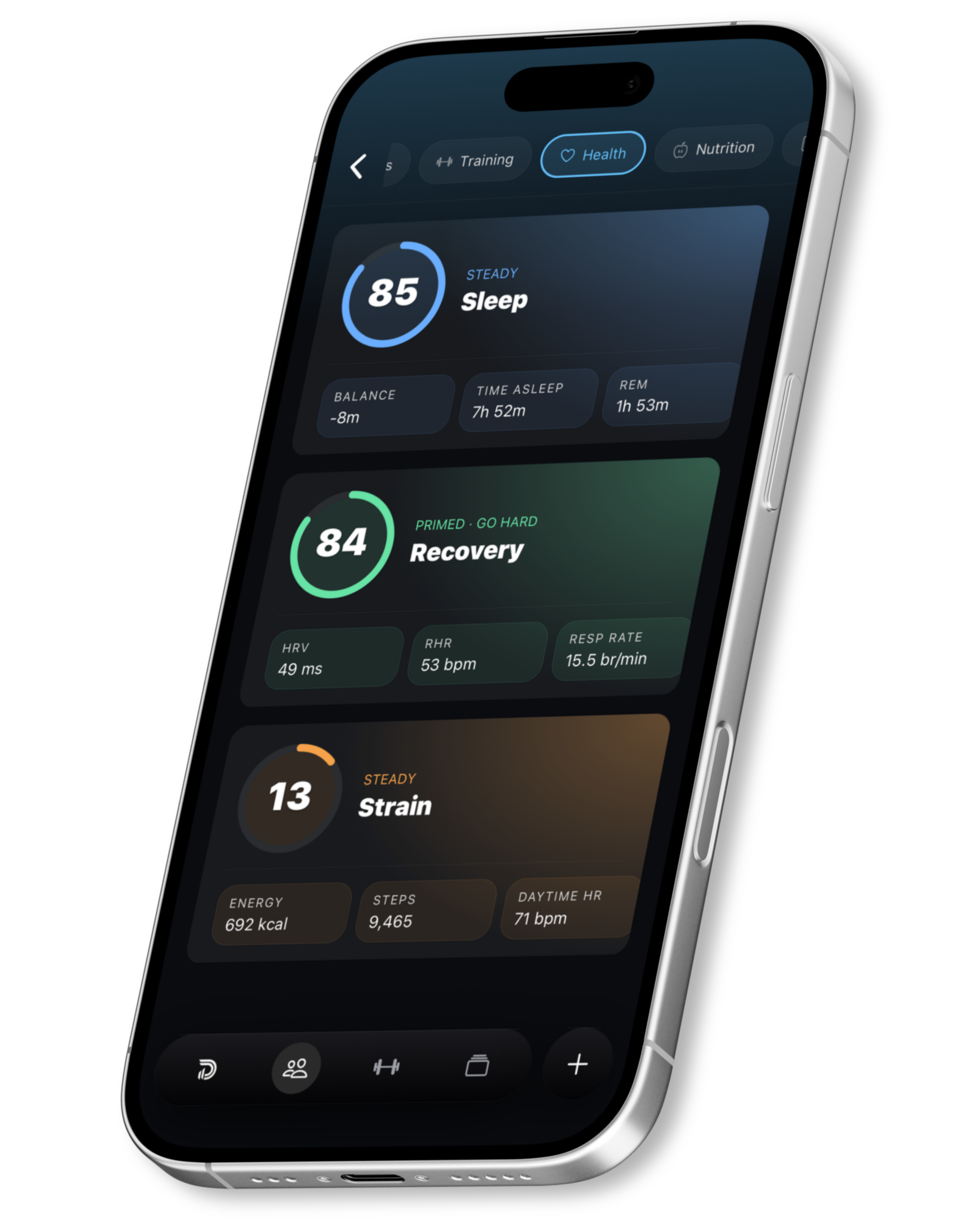 Recovery and strain preview