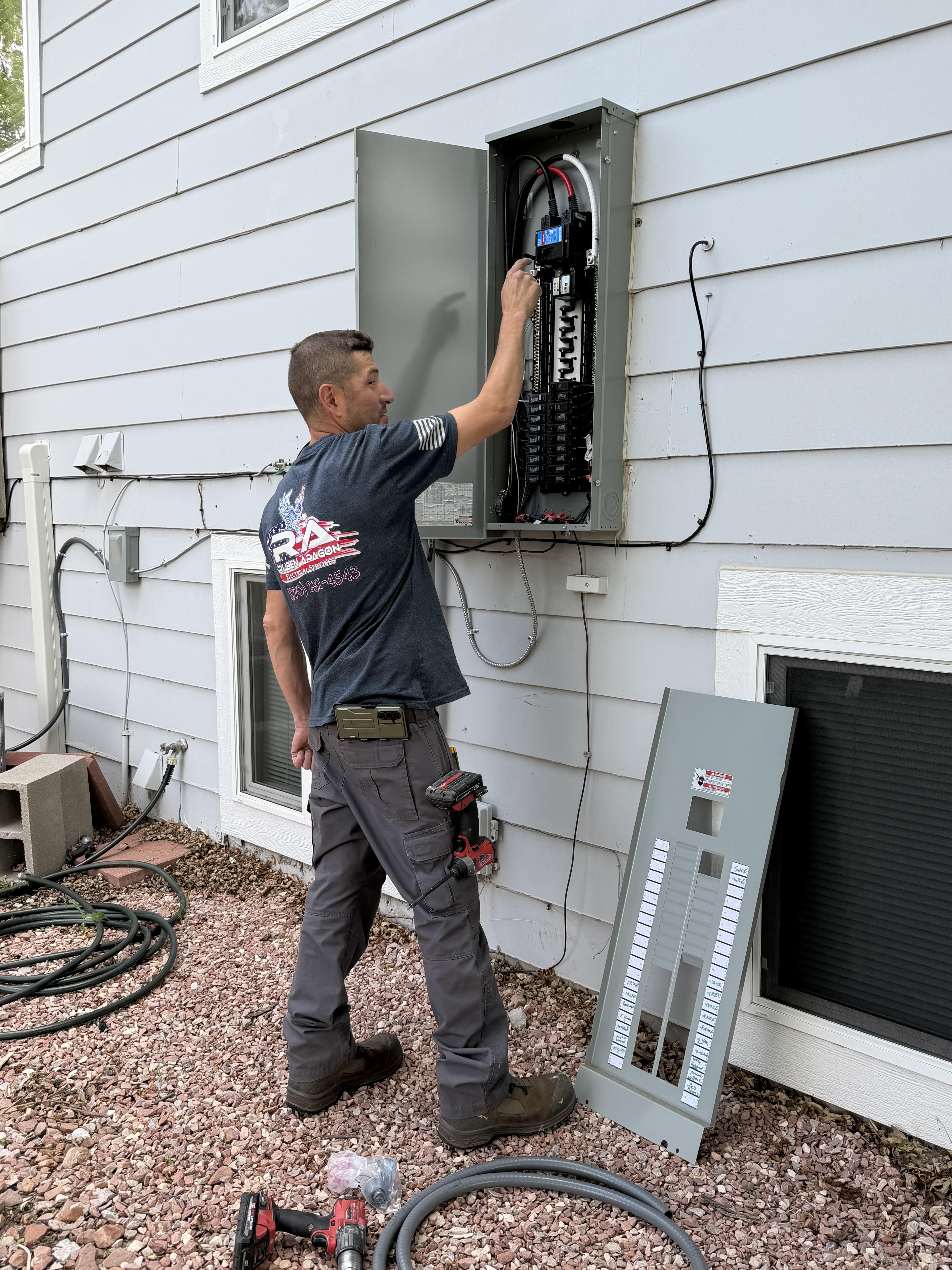 Electrical project by Ruben Aragon Electrical Services in Greeley, CO