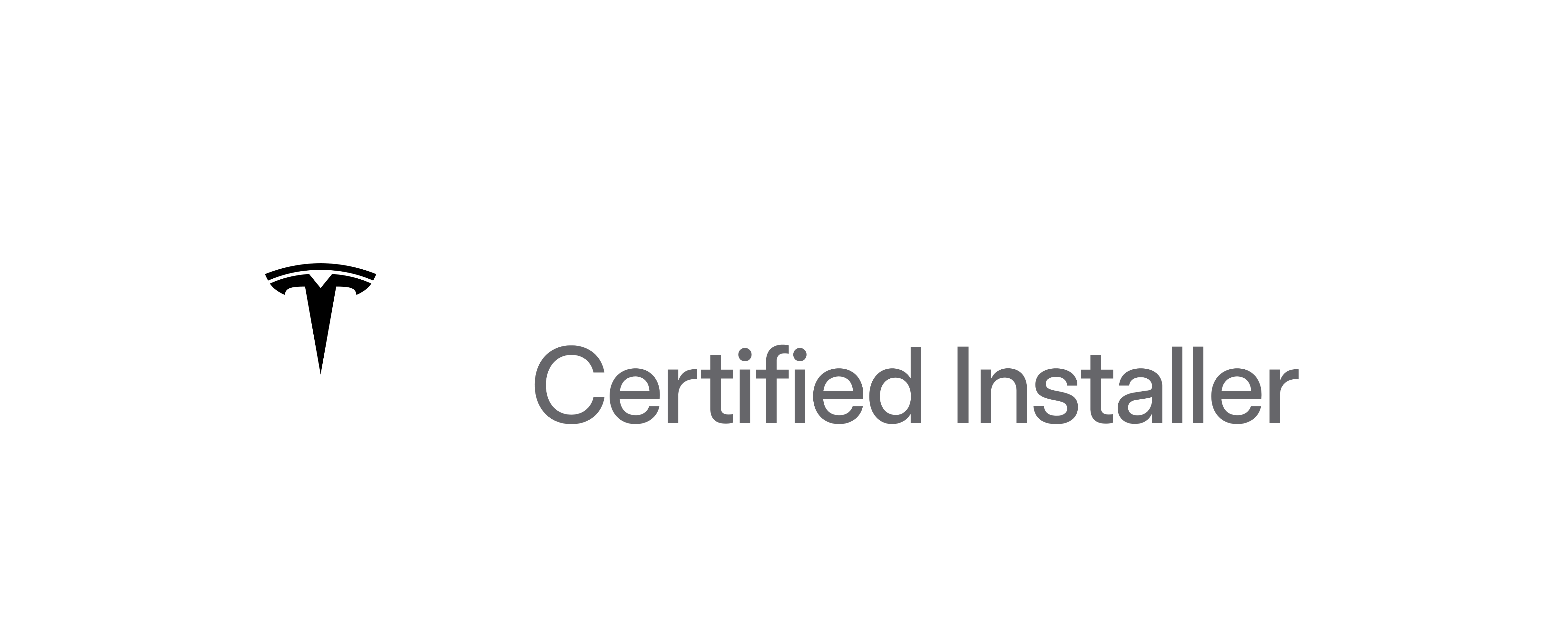 Tesla Powerwall Certified Installer badge, Ruben Aragon Electrical Services