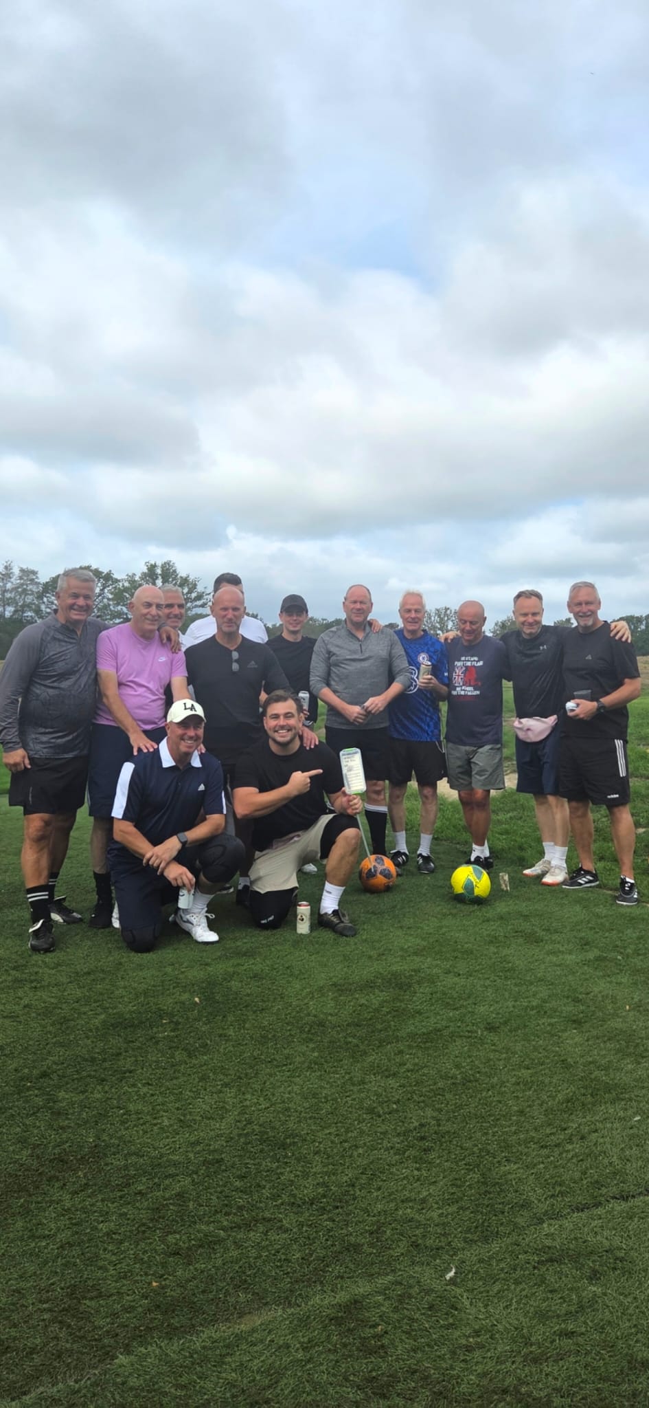 Thursday football group visiting Gatwick Footgolf