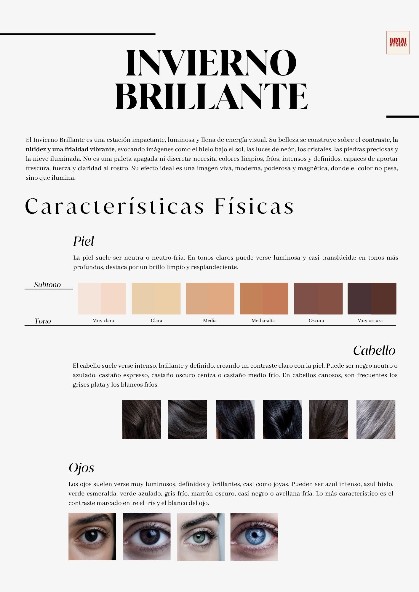 Características de la temporada de colorimetría