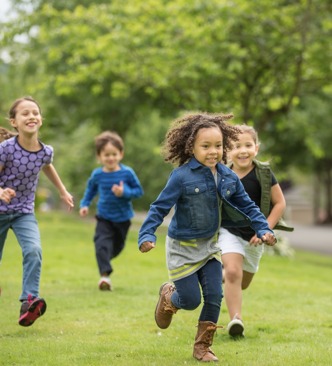 Kids playing in HOA Jacksonville Neighborhood Kids playing in HOA Jacksonville Neighborhood