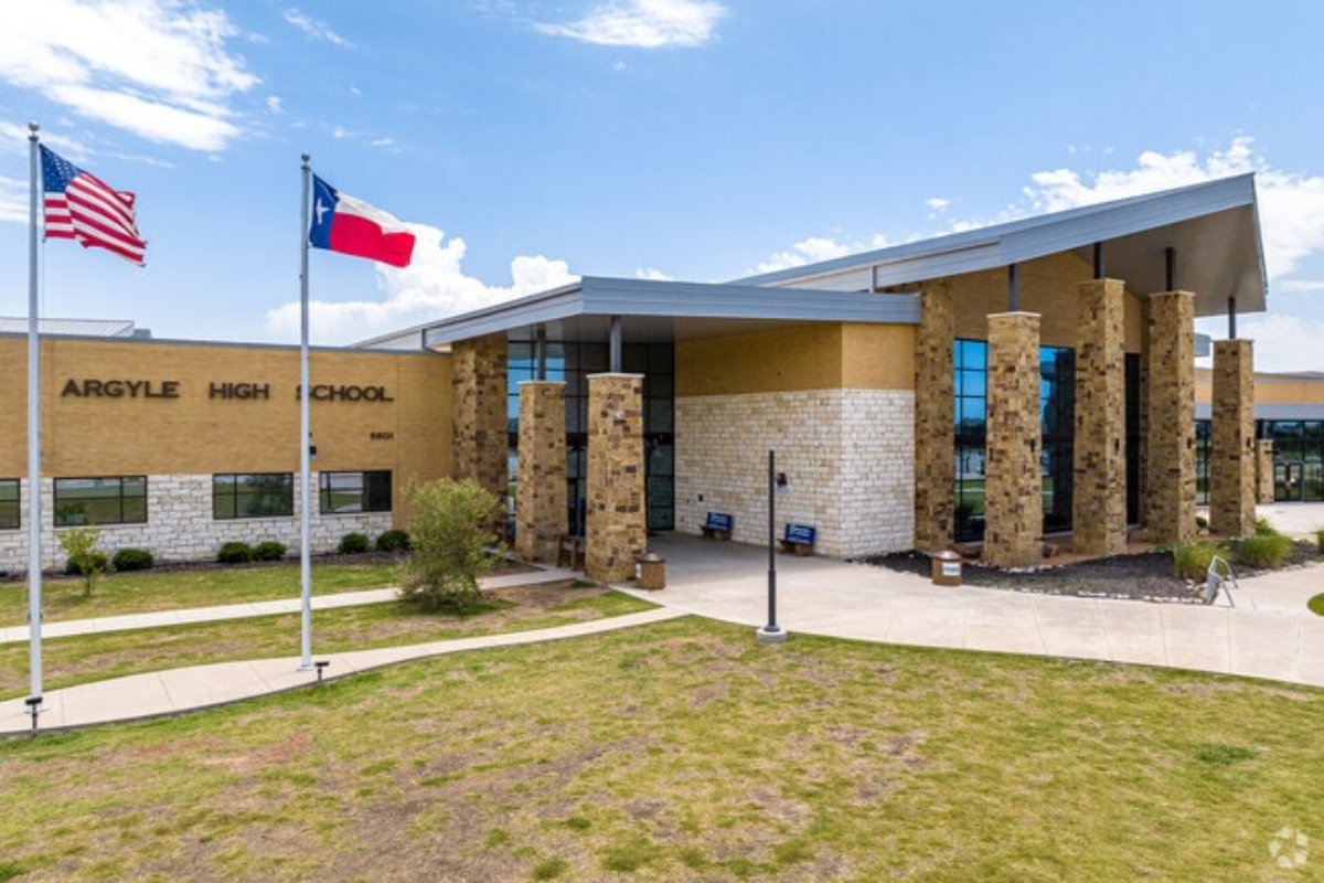 Argyle Independent School District campus in Argyle TX