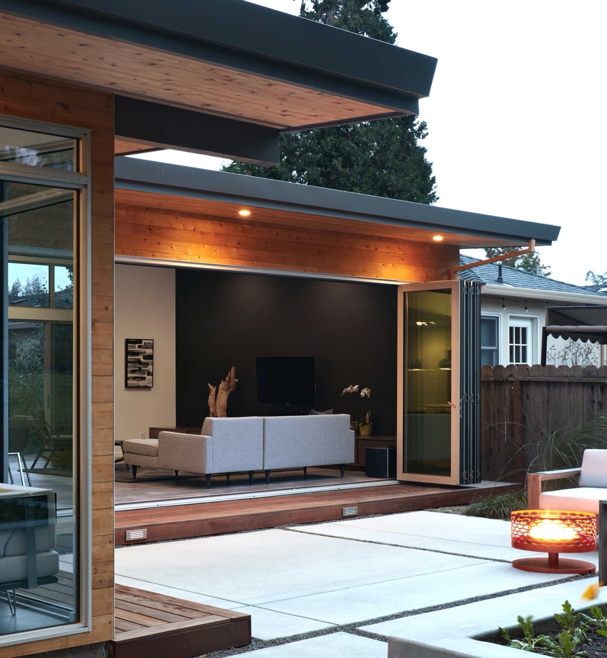 Milgard moving glass wall system