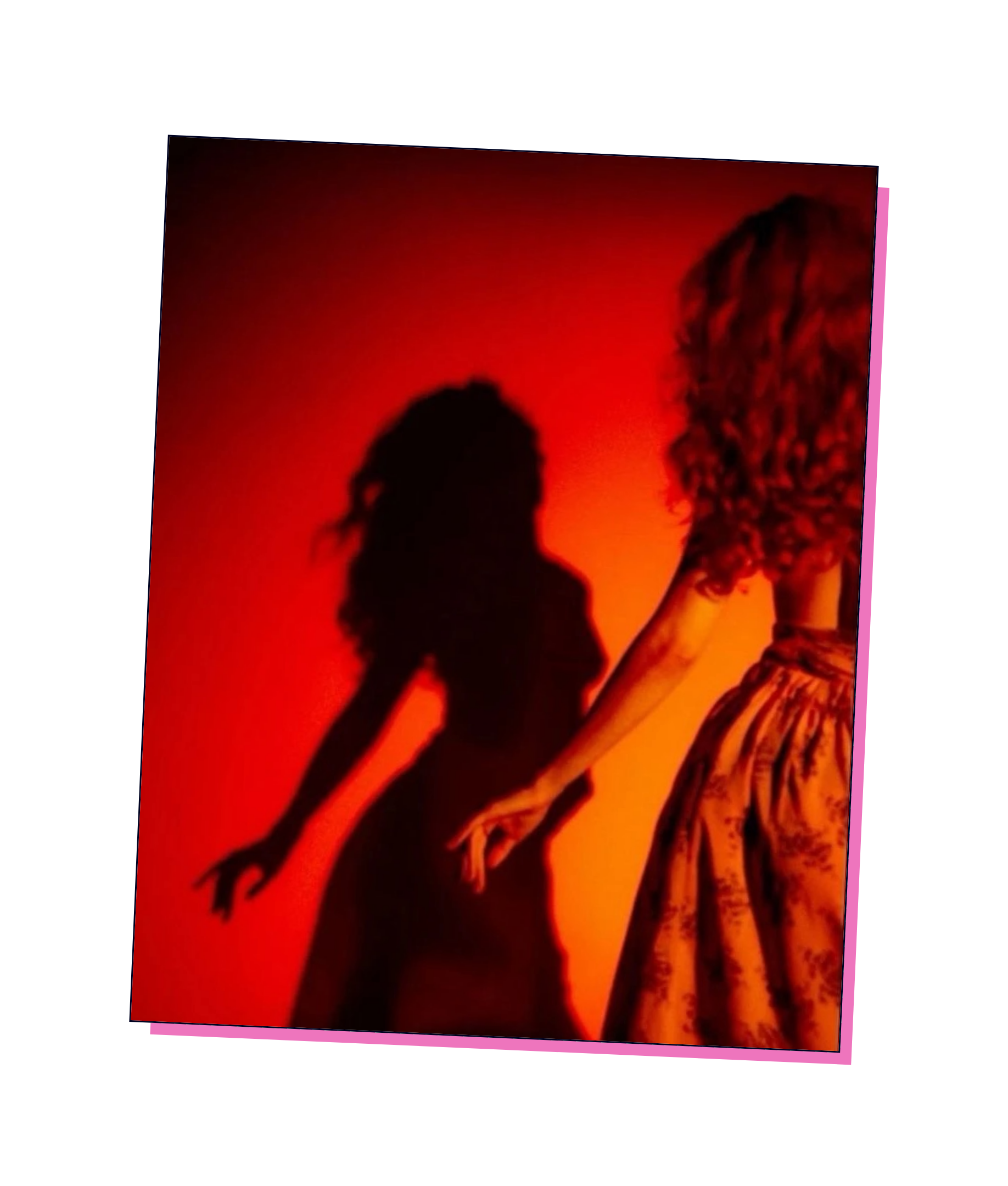 Megan Millington | Girl dancing with her shadow on the wall