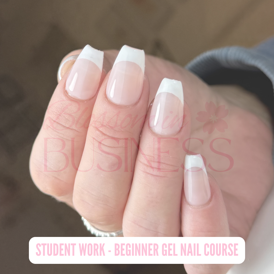 Student work — gel nail set