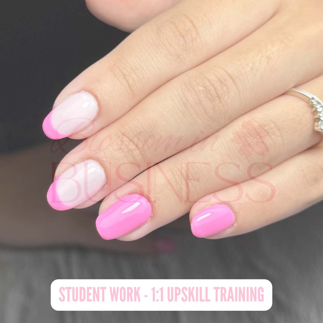 Student work after 1:1 upskill training