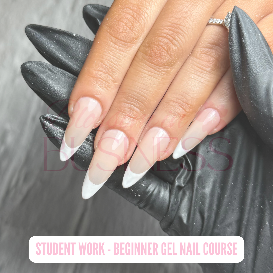 Student work — gel nail set