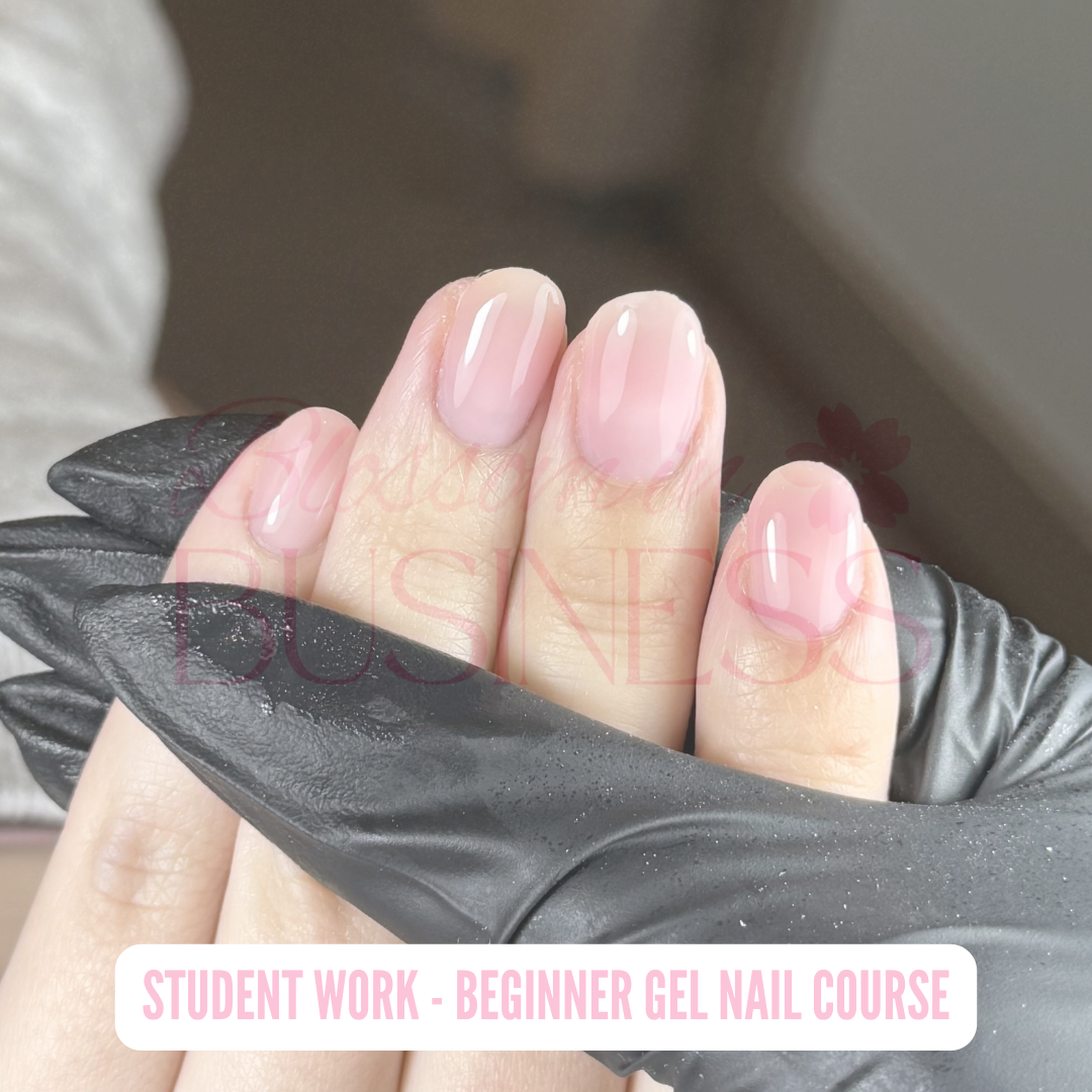 Student work — gel nail set