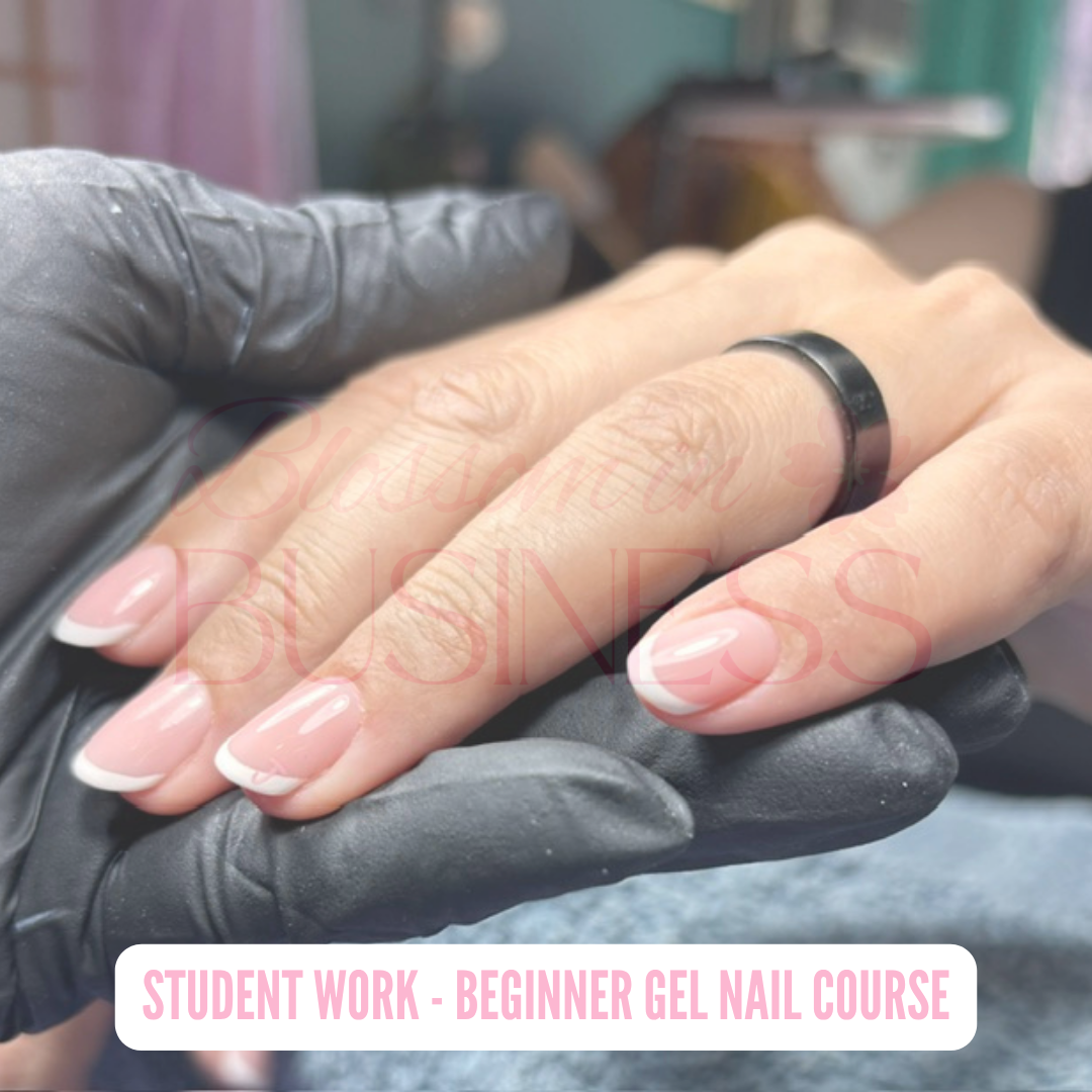 Student work — gel nail set