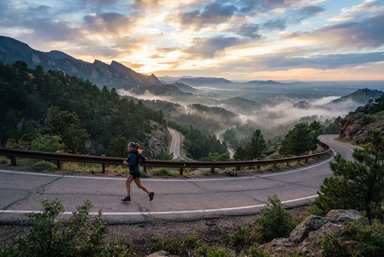 Runner in Boulder