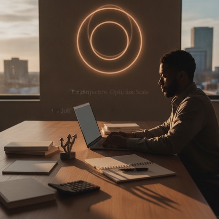 Business owner writing a book with AI tools