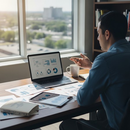 Business advisor consulting with Farmington Hills small business owner