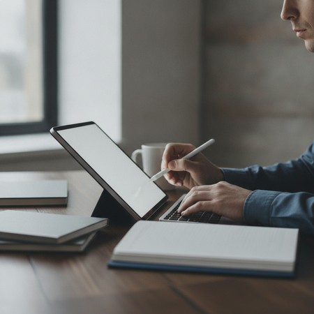 Business owner reviewing market expansion strategy with advisor