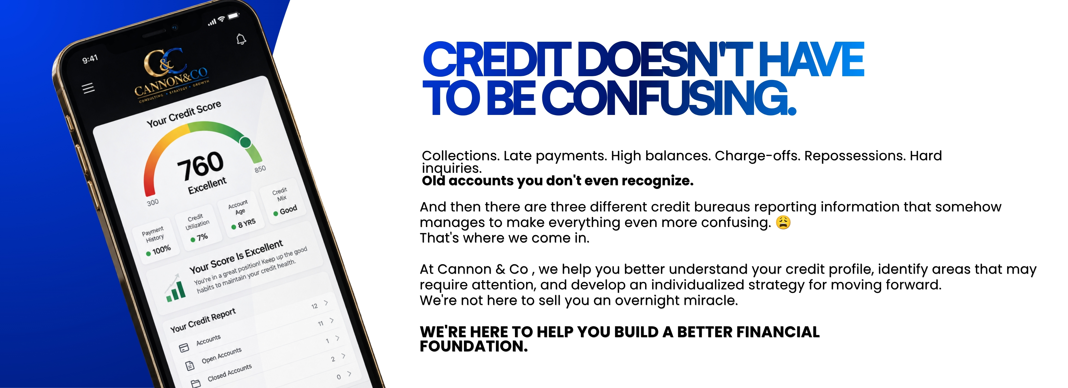 Credit Doesn't Have To Be Confusing - Cannon & Co