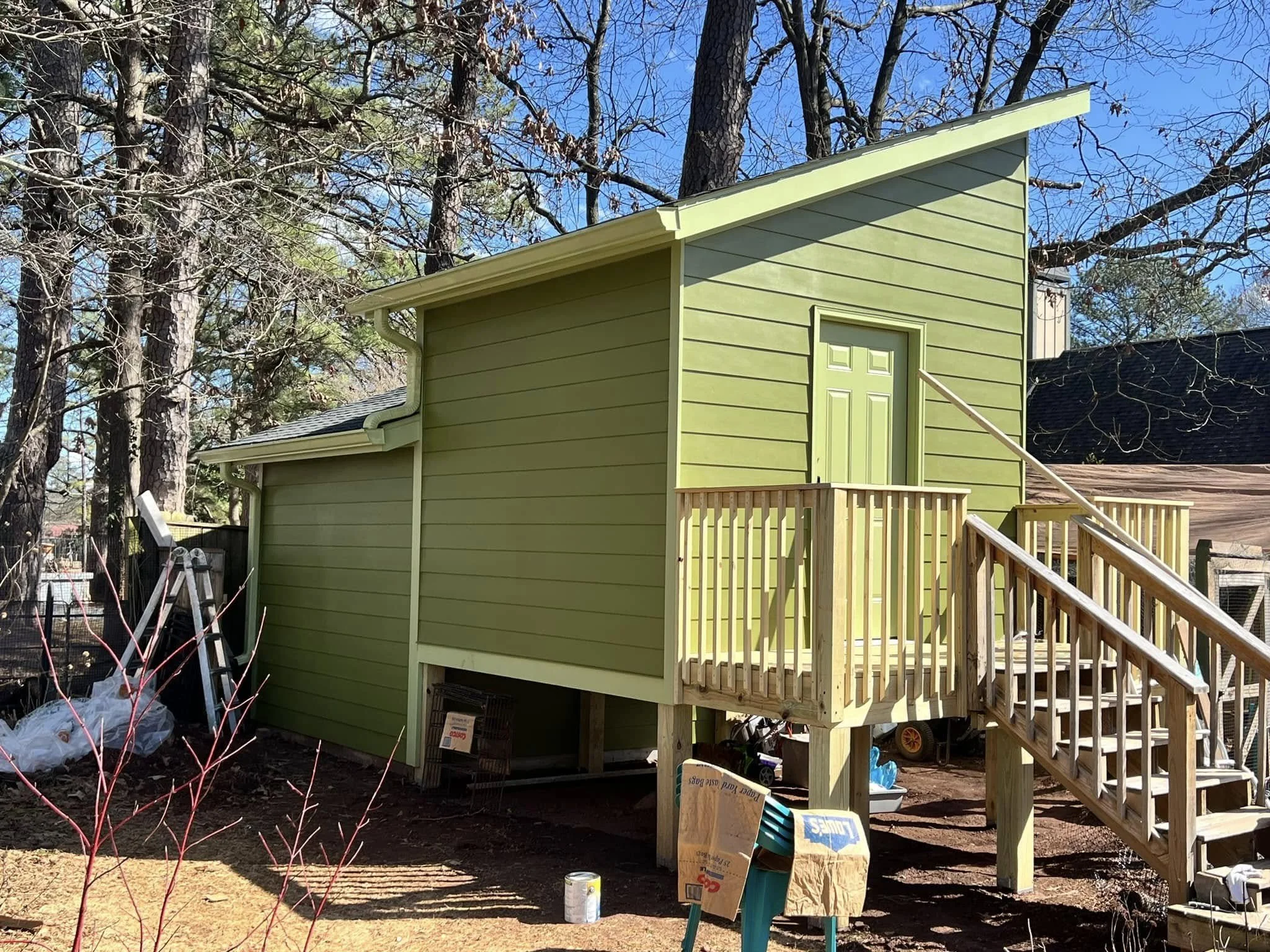 Deck and porch project in Atlanta by Rally Built Homes