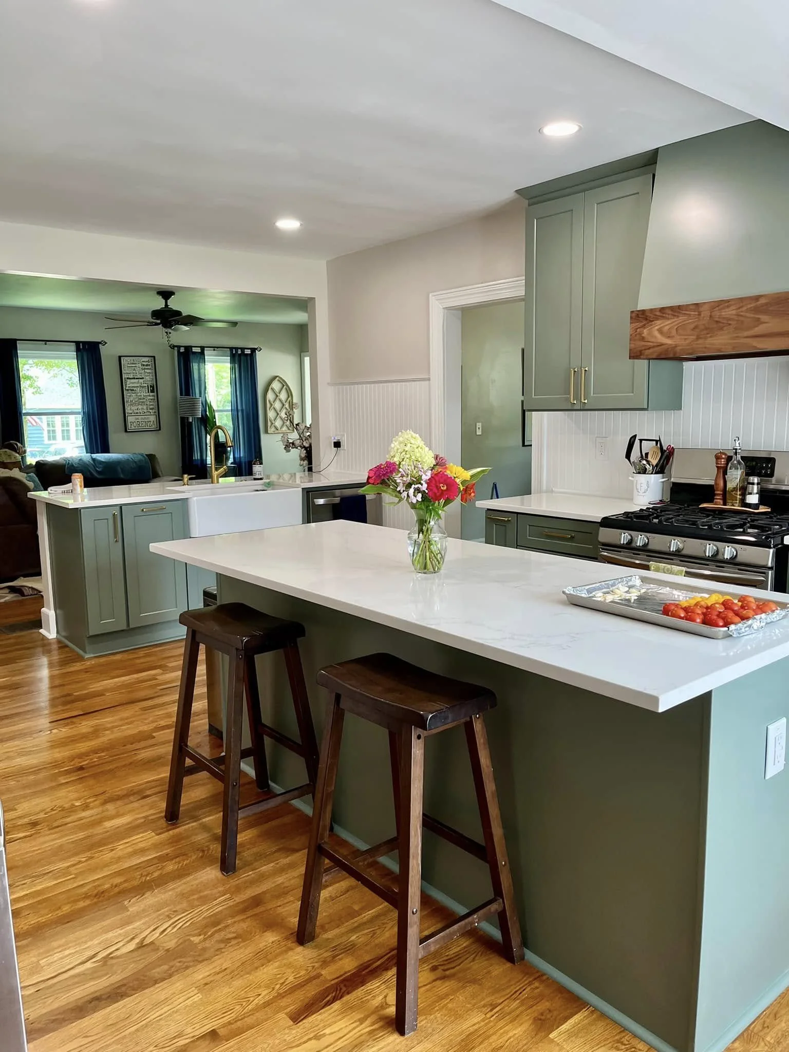 Kitchen renovation in East Atlanta by Rally Built Homes