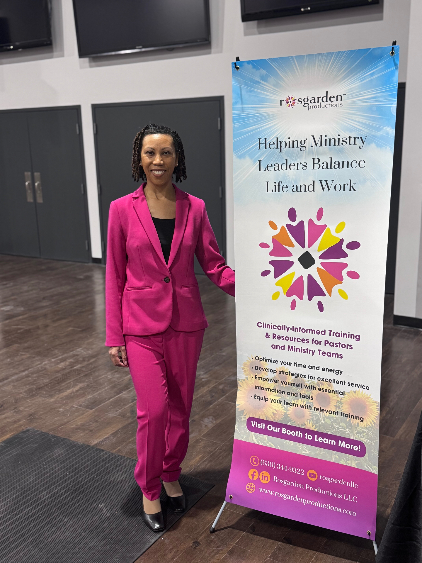 Rosalyn Bates at ministry leadership event