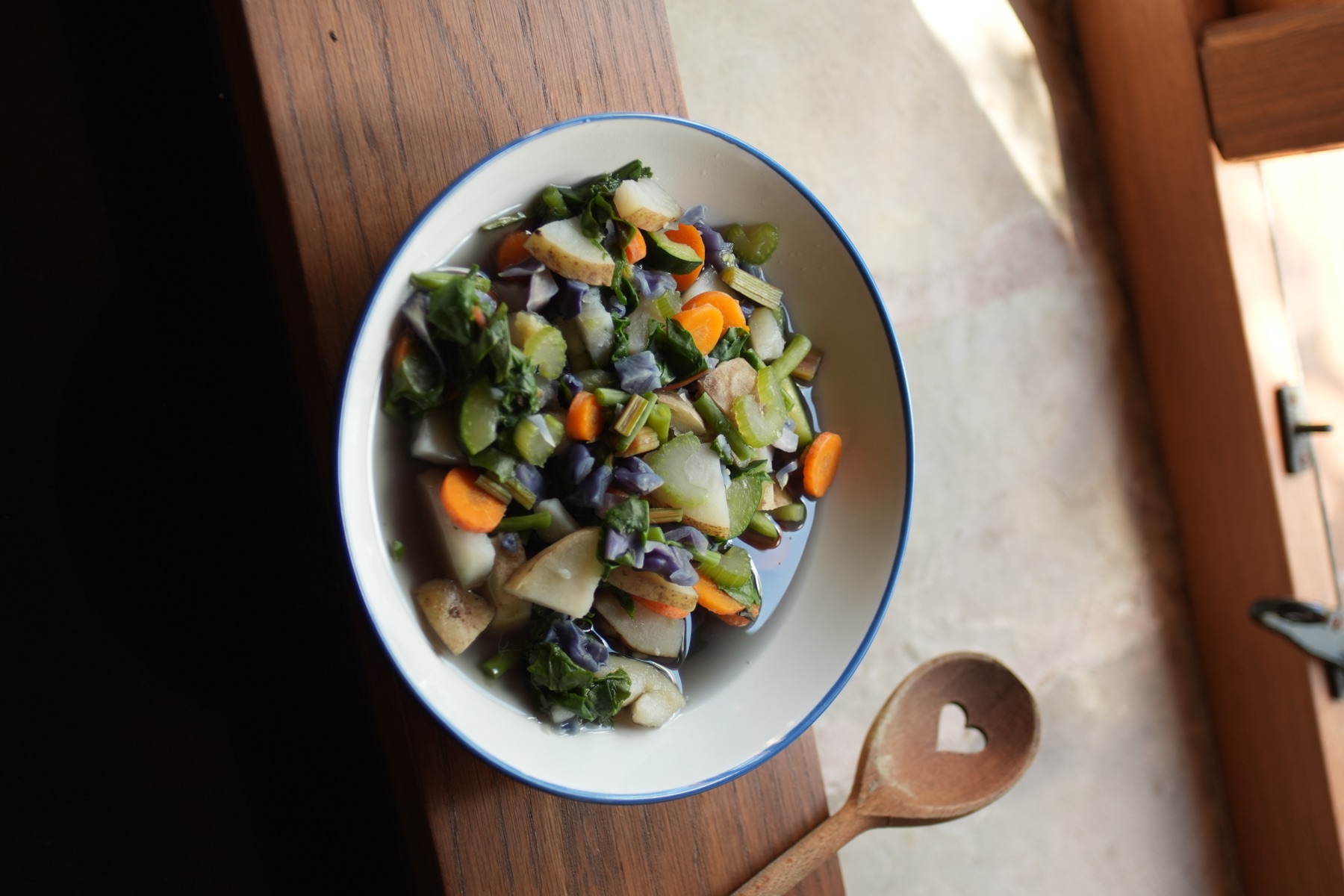 Temple food served during a Master Tree Diet