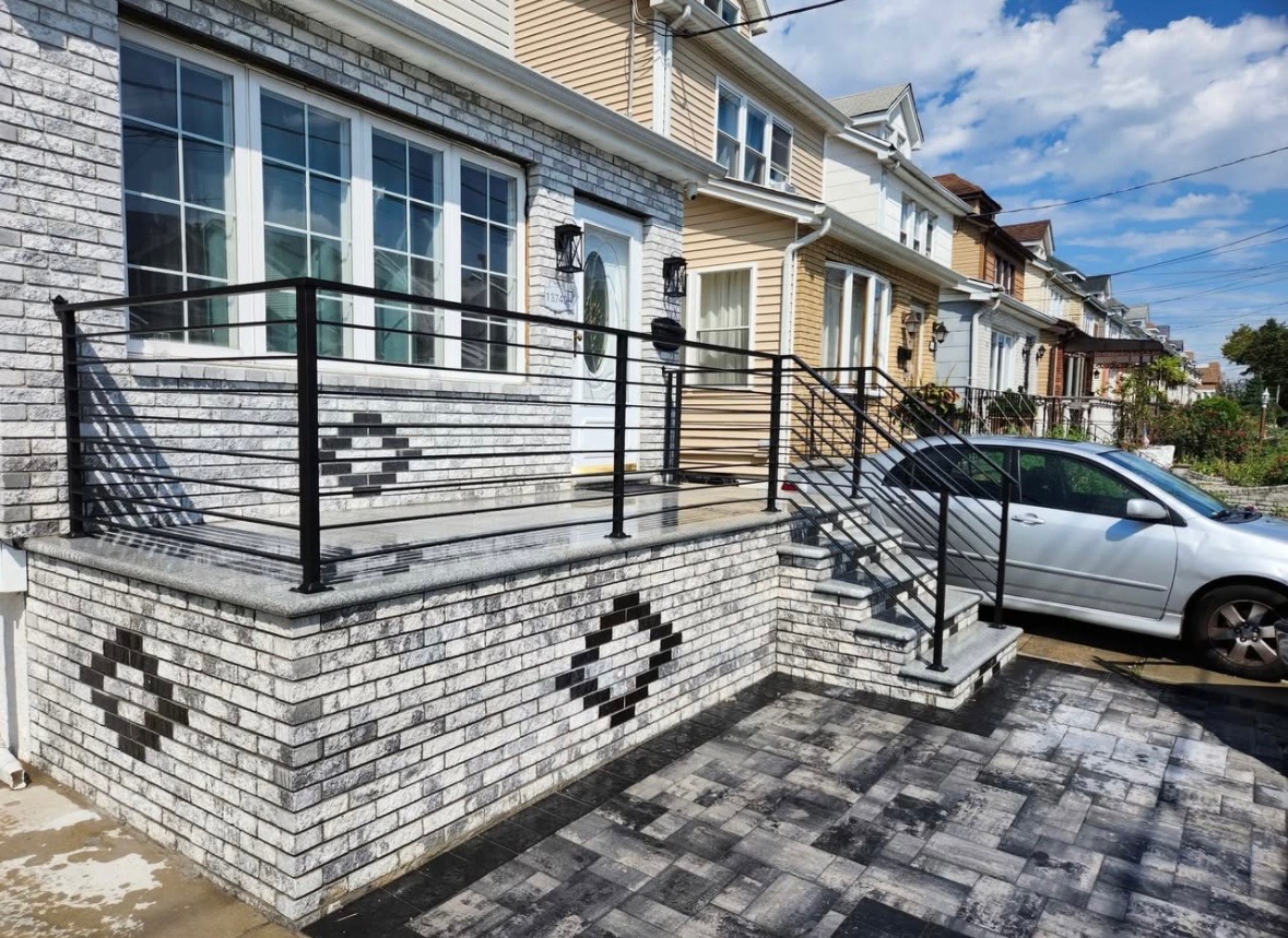 Custom wrought iron staircase