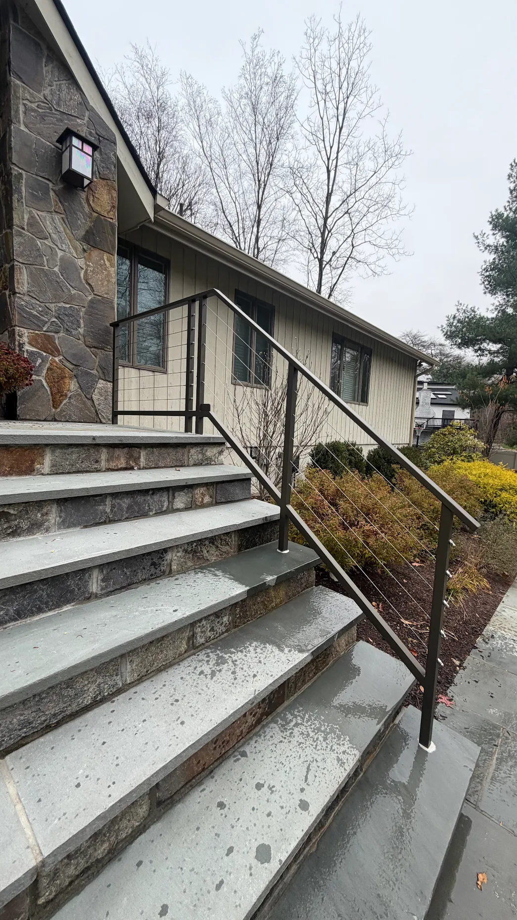 Modern Cable Entry Railing by Anthony Cacciola