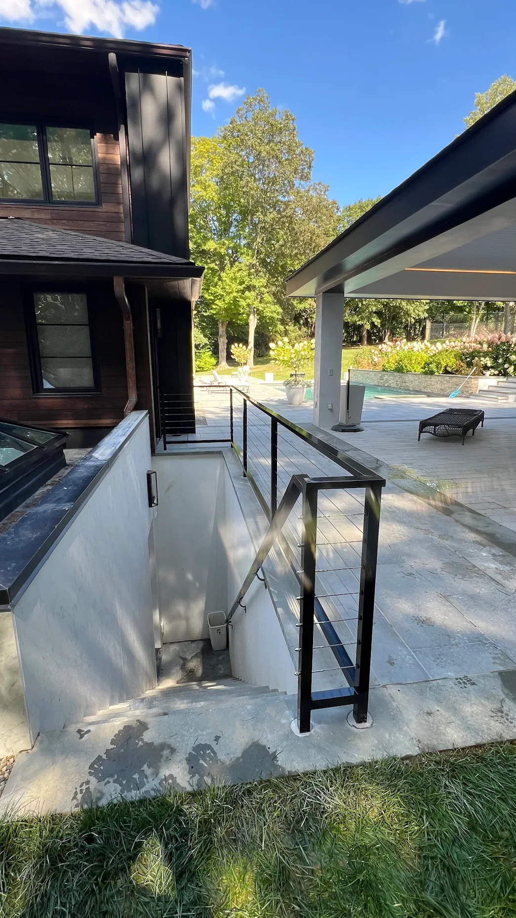 Modern Cable Patio Railing by Anthony Cacciola