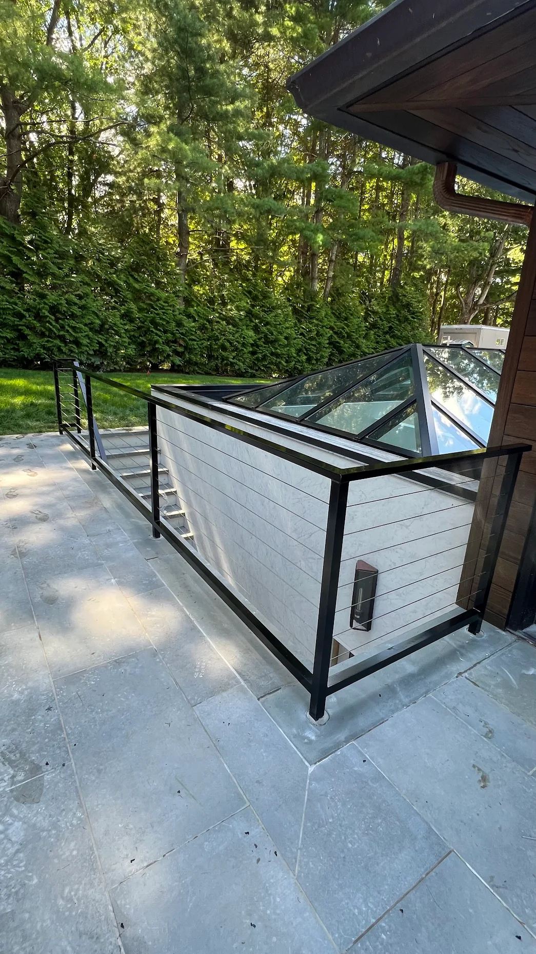 Modern Cable Patio Railing by Anthony Cacciola