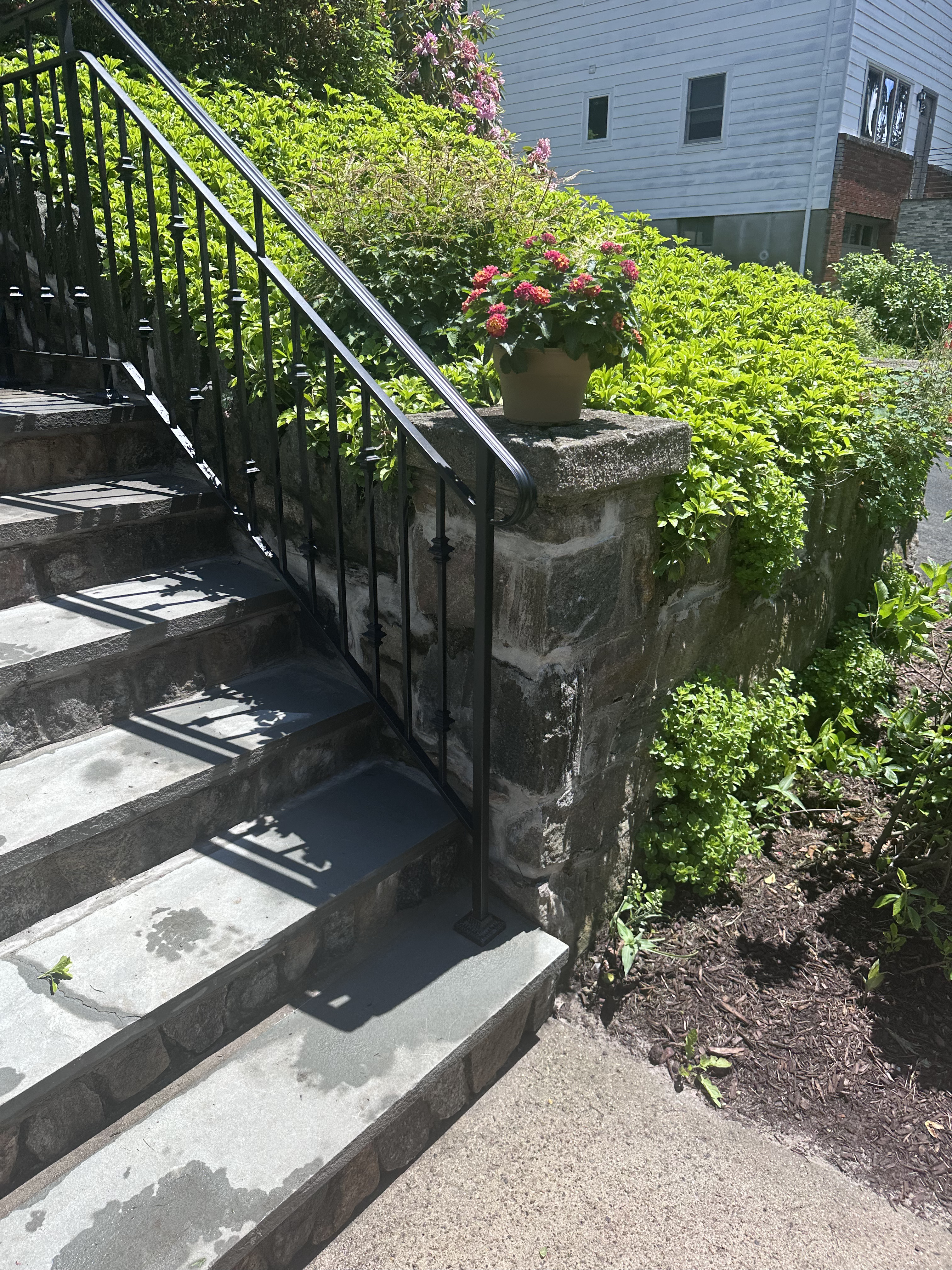 Ornamental Iron Stair Railing by Anthony Cacciola
