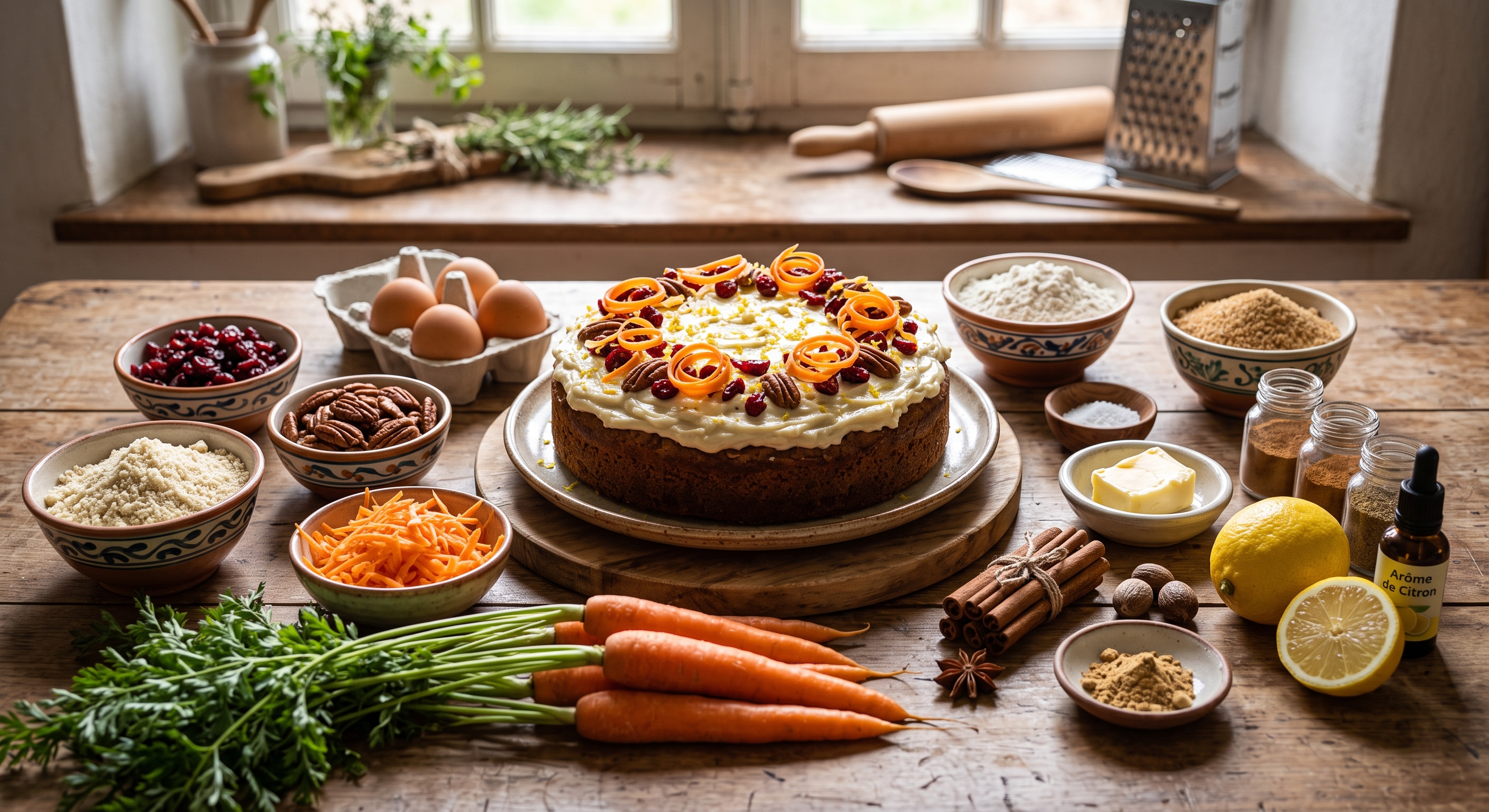 Gâteau aux carottes