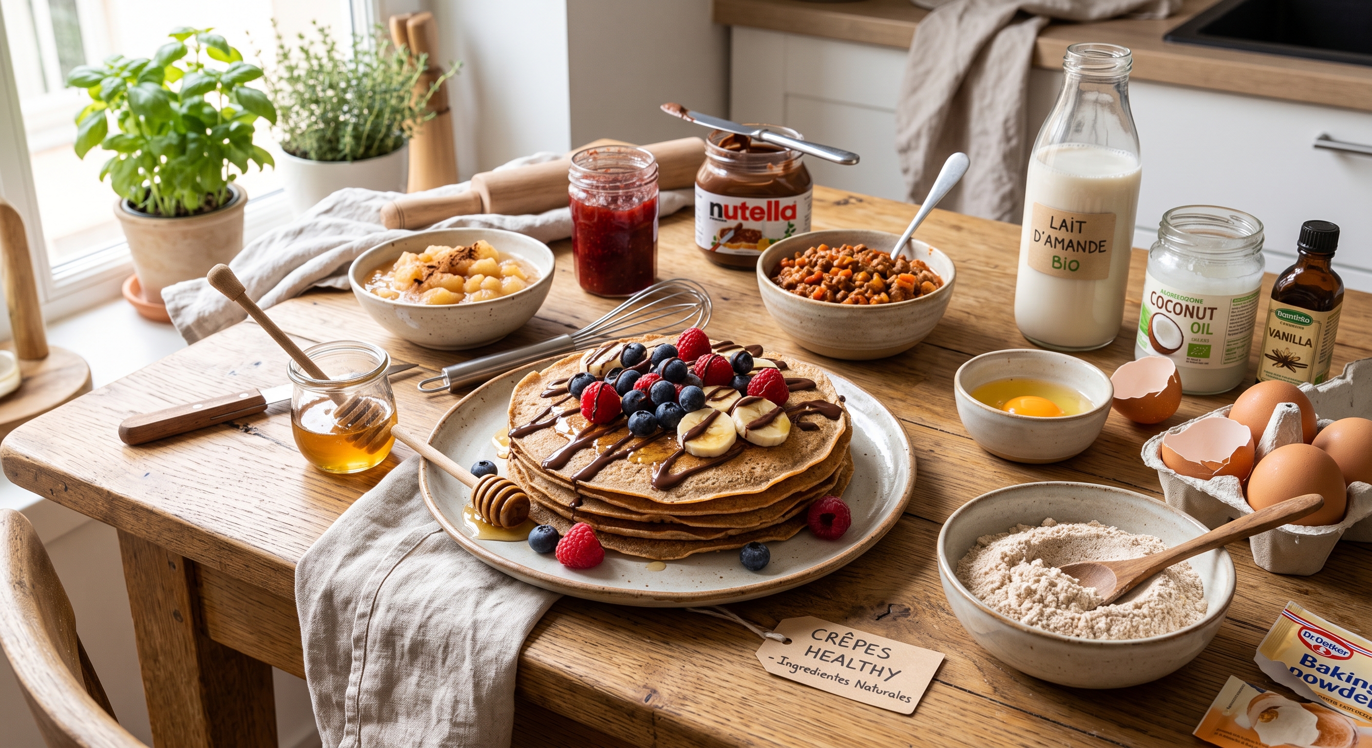 Crêpes healthy