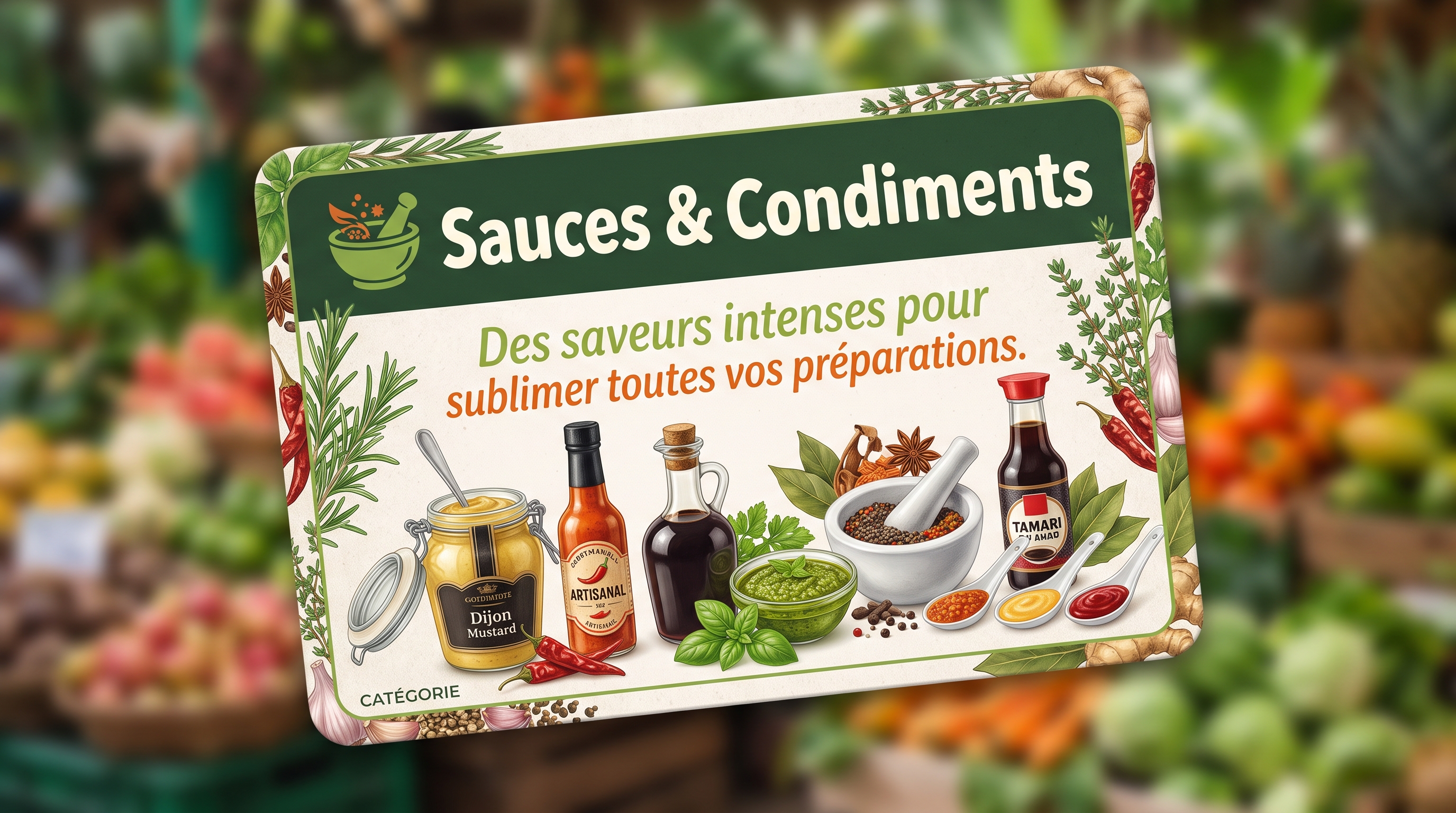 Sauces et Condiments