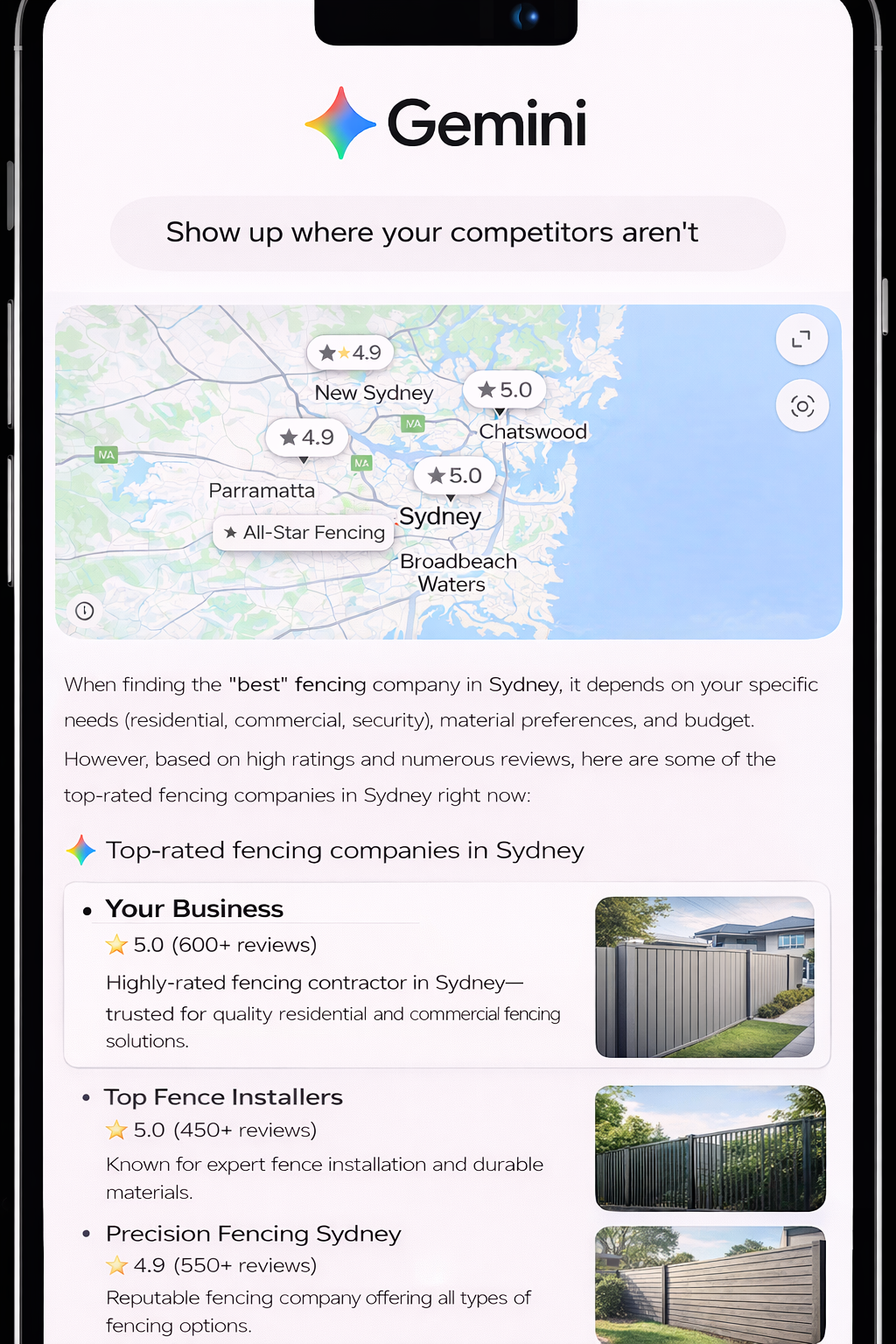 Ranking in AI search