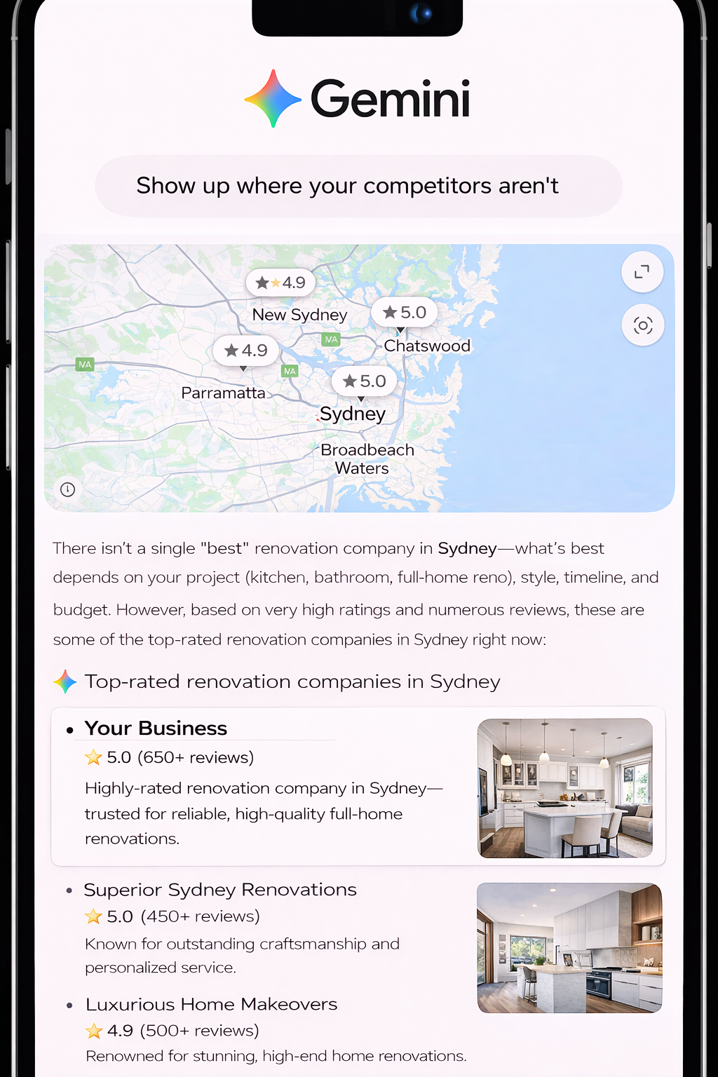 Ranking in AI search