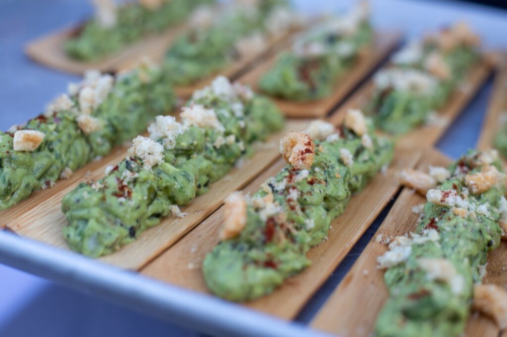 Appetizers course at Chef's Table