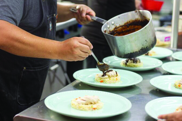 Dinner course at Chef's Table