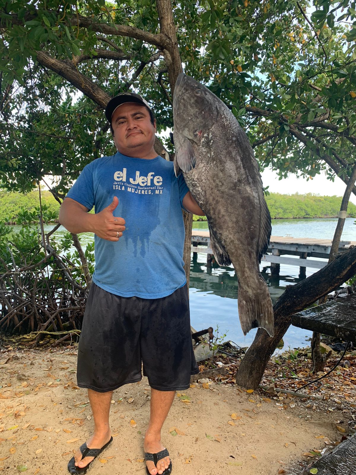 Fresh Fish at Javi's Cantina Isla Mujeres