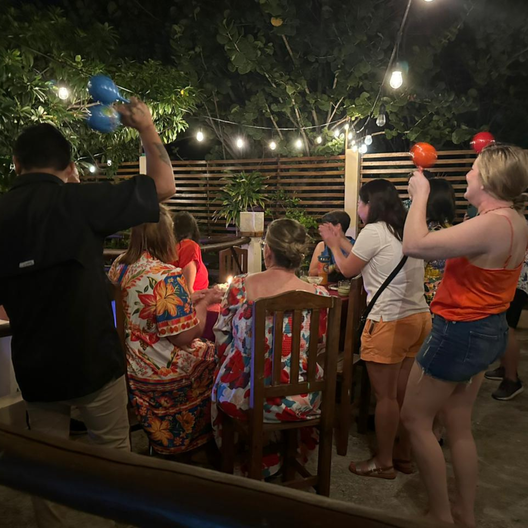 Group dinner experience at Javi's Cantina