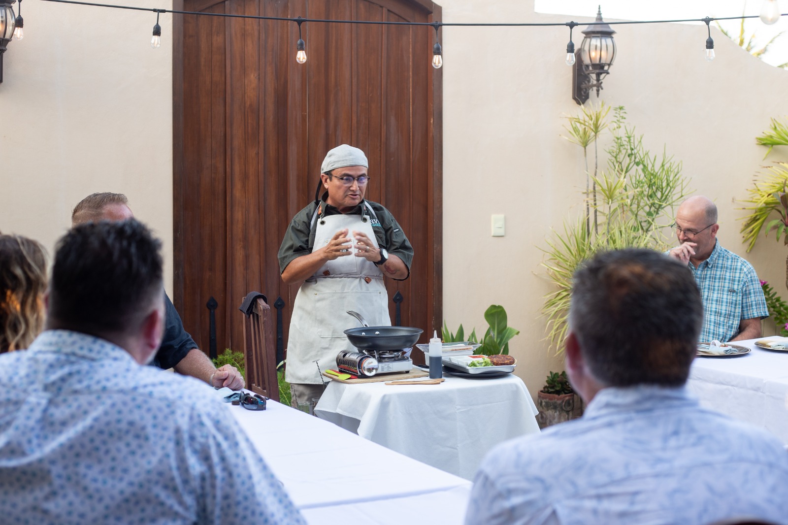 Interacting with Chef Javier