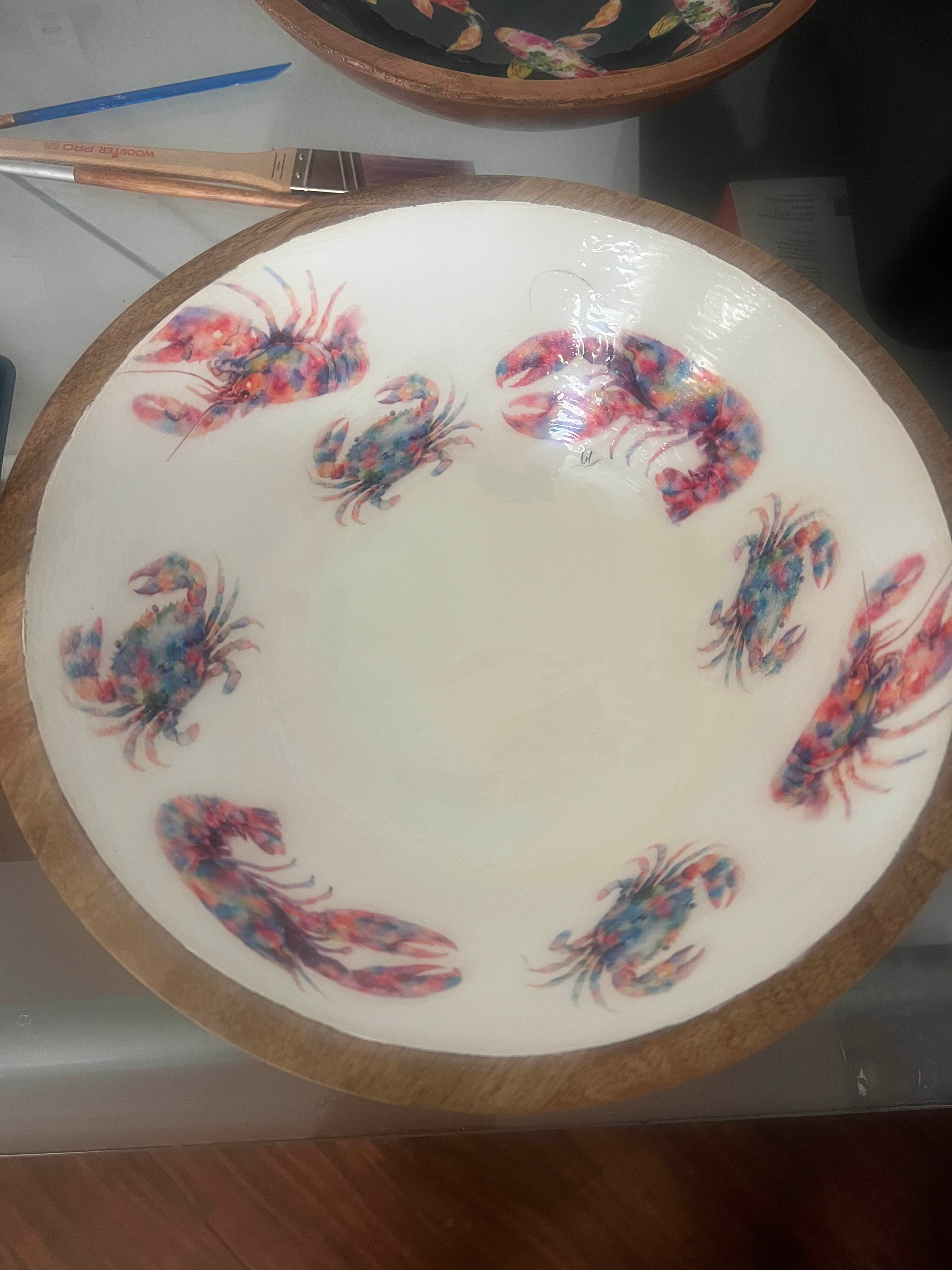 Finishing - food-safe resin coating