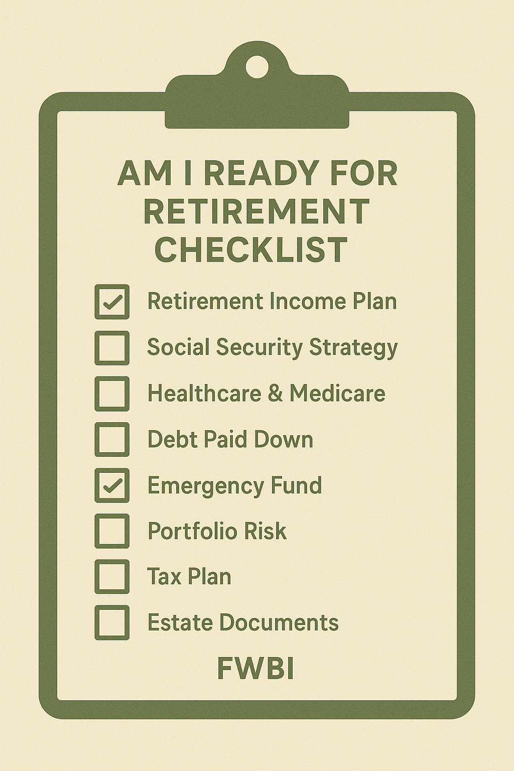 Retirement Checklist