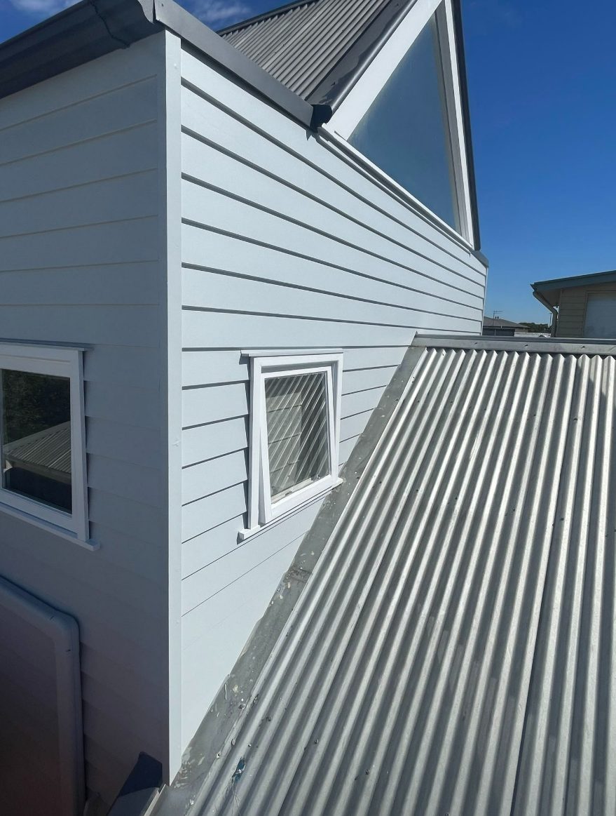 Cladding and roof detail