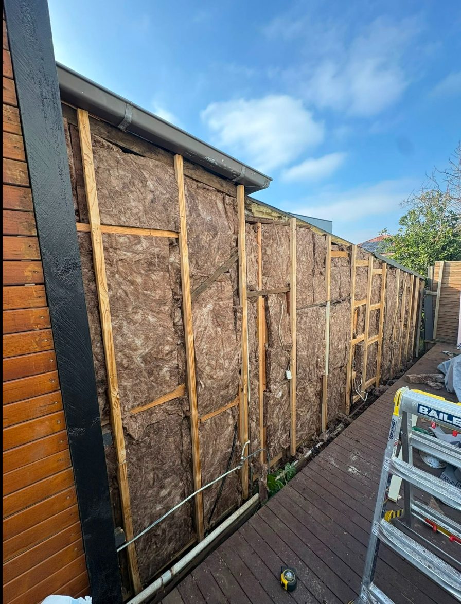 Wall framing and insulation