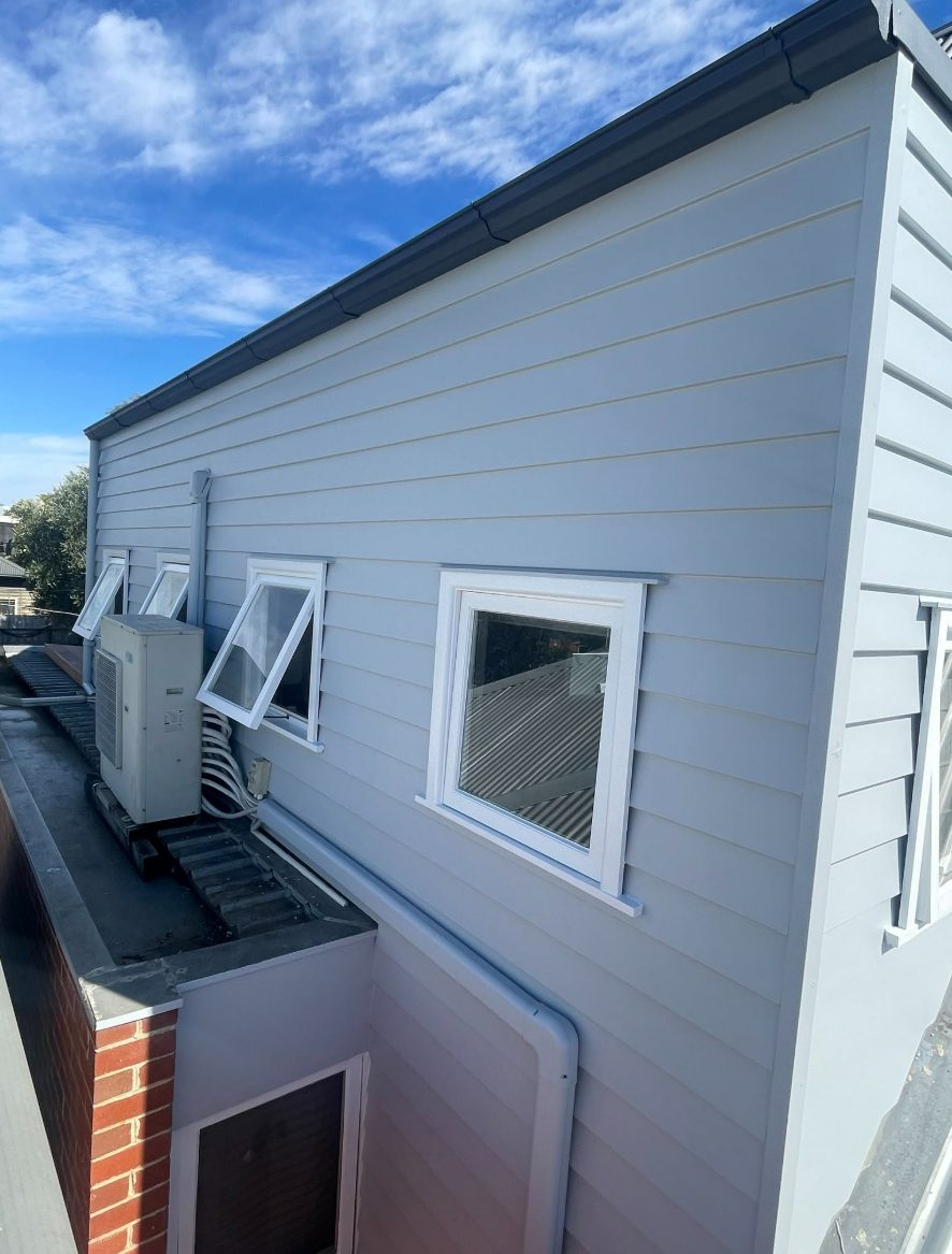 Fibre cement cladding project
