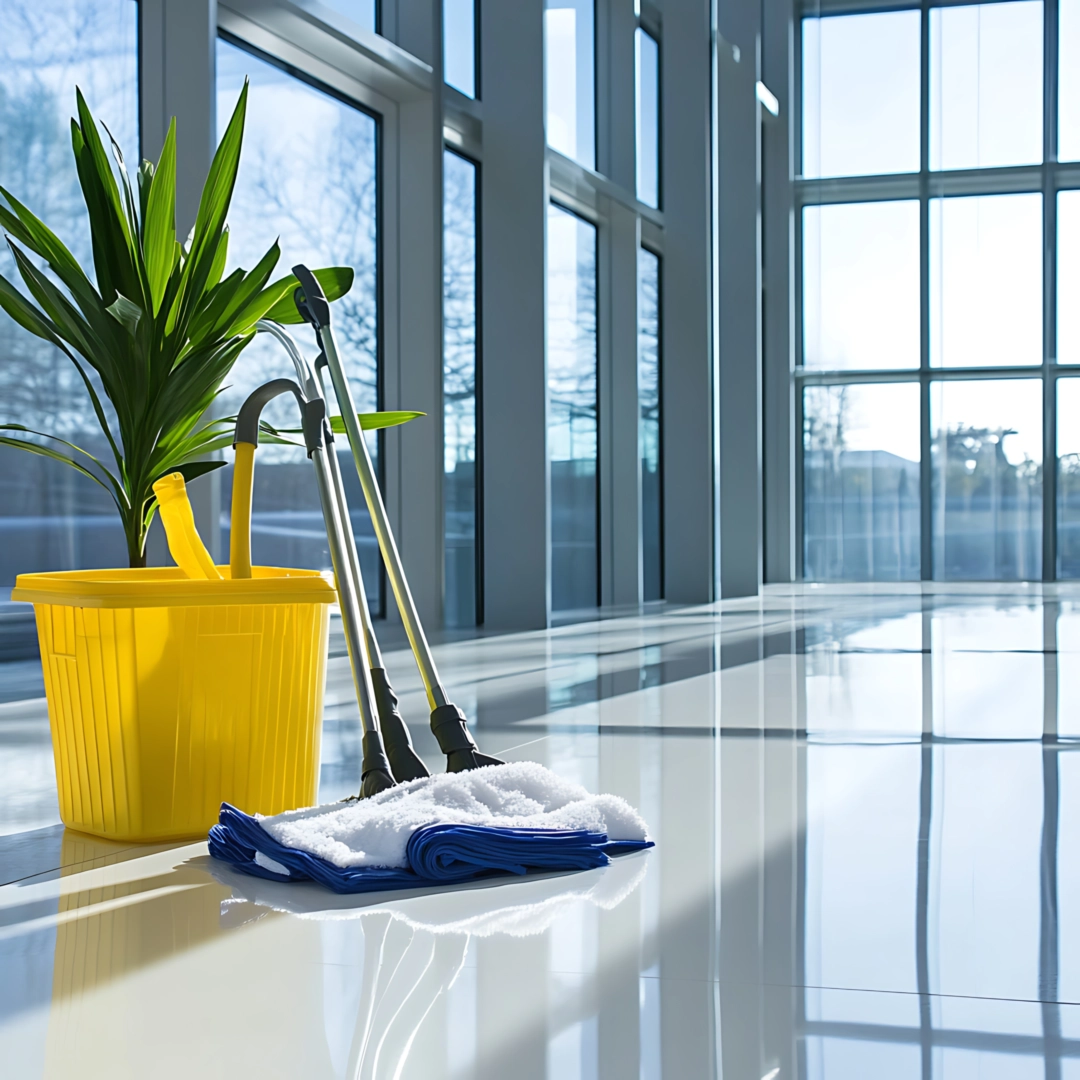 mop in the floor