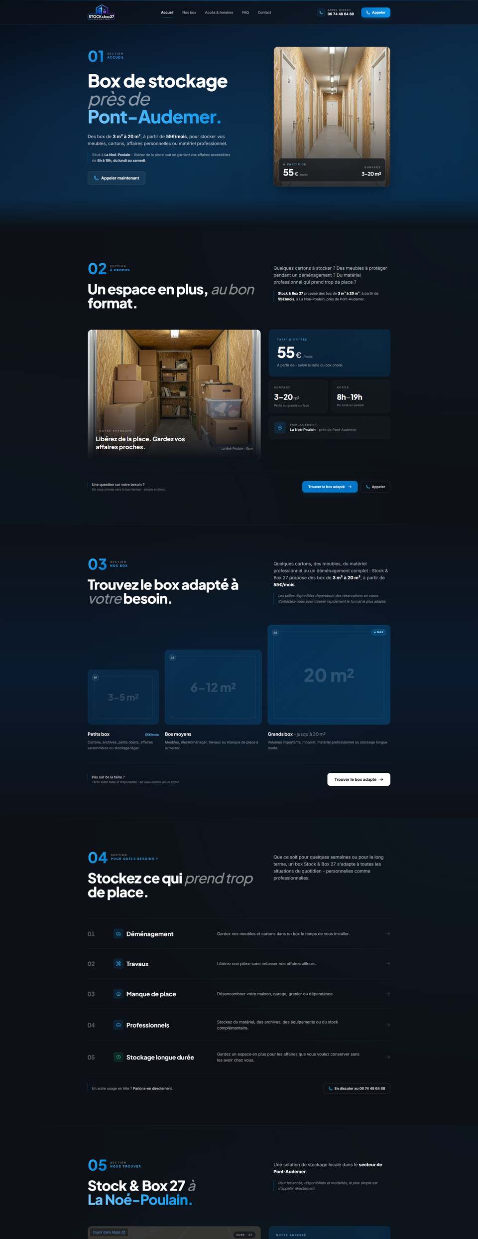 Site Stock & Box 27 — location de box de stockage